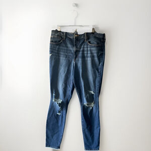 Universal Thread Jeans High Rise Skinny Distressed Size 16